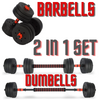 20KG Dumbbells Adjustable Hand Weights Dumbbell Barbell Set For Home Gym Workout