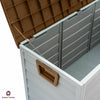 Outdoor Garden Storage Chest Cushion Box Waterproof 290L Waterproof Chest Shed