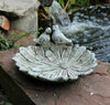 Outdoor Garden Ornament Bird Feeder or Bath Basin ceramic Sunflower Statue