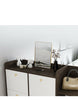 Shoe Cabinet Organizer Hallway Storage Rack With 6 Drawers Wooden Unit Cupboard