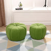 Nordic Pumpkin/Peach Shape Pouffe Stool Sofa Footrest Hallway Seat Ottoman Chair