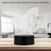 LED Lamp Base 3D Night Light Acrylic Plate Panel Holder +Remote Ctrl+USB Cable