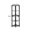 5 Tier Corner Shelving Unit Triangle Bookcase Storage Display Shelf Free Stand