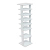 White 7-tier Shoe Storage Rack Stand Organiser Unit Shoe Shelf Portable