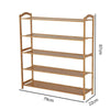 BAMBOO SHOE FOOTWEAR RACK STAND SHELF UNIT ORGANISER WOODEN STORAGE SHELVES NEW.