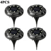 LED Solar Power Ground Lights Floor Decking Patio Outdoor Garden Lawn Path Light