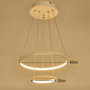 LED Pendant Light Ring Adjustable Lamp Ceiling Lights Decor Lighting Variable