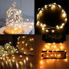 LED Star Lights Garden Fairy String Battery Micro Wedding Party Bedroom Decor UK