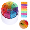 WEEKLY 7 DAY POP UP PILL BOX MEDICINE TABLET STORAGE ORGANISER DISPENSER