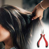 Hair Extensions Pliers Hook Tool Kit For Micro Ring Loop with 100 Silicone Beads