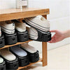 12pcs Plastic Adjustable Shoe Slots Organizer Stacker Space Saver Holder Rack UK