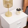 2 Drawer Wooden Bedside Table Cabinet Nightstand Storage Bedroom Furniture