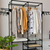 Large Clothes Rail Rack Garment Hanging Display Open Wardrobe Storage Shoe Shelf
