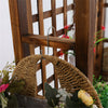 Arched Hollow Grid Wooden Storage Flower Pot Hanger Planter Climbing Stand Shelf