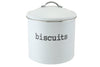 Round White Tea, Sugar, Coffee, Cookie/Biscuit or Bread Bin Storage Jars