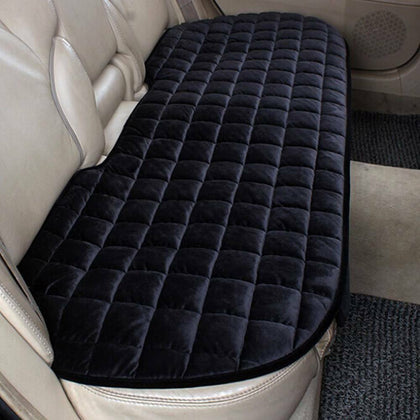 Black Universal Rear Car Auto Seat Cover Plush Protector Mat Chair Cushion UK