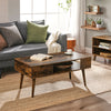 Coffee Table Side Table Drawer Storage Wood Living Room Table Retro LCT028X01