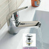 Modern Bathroom Basin Sink Tap Monobloc Mixer Taps Waterfall Chrome Brass Faucet