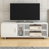 Modern Panana White TV Unit Stand Cabinet Sideboard Entertainment Media Storage