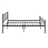 Double Bed Solid 4ft Metal Beds Frame with Large Storage Space For Kids Adults