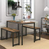 HOOBRO Dining Table Rectangular Kitchen Table 120 cm x 60 cm Dining Room