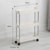 Kitchen Storage Rack Caddy Shelf Organiser Slim Slide Bathroom Trolley Holder UK