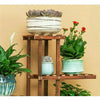 Strong 5 Tier Wooden Plant Stand Flower Pot Storage Rack Indoor Garden Bedroom