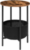 Round Side Table Sofa End Coffee Table Bedside Table 40 x 40 x 60.5 cm