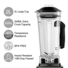 7-in-1 Food Processor Smoothie Maker 2200W Blender Grinder Juicer Mixer 2L Pulse