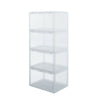 BiGDUG Shoe Boxes Clear Plastic Storage Containers 22h x 36w x 29d cm Heavy Duty