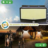 Solar Powered 468LED Wall Security Lights PIR Motion Sensor Garden Outdoor Lamps