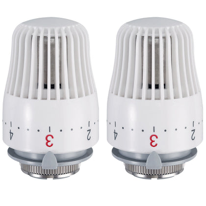 2 X Radiator Thermostatic Head Heater Control Thermostat Tool Heating Valve TRV