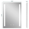 Bathroom Illuminated LED Mirror&Cabinet with Shaver Socket Demister Touch Switch