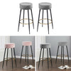 2xMetal Footrest Stool High Bar Stool Breakfast Kitchen Bistro Cafe Vintage Seat