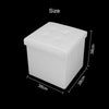 Folding Ottoman Storage Box Pouffe Seat Stool Home Chair Footstool Storage-Bench