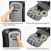 Key Safe Lock Box 4 Digit Combination Wall Mounted Key Security Box Outdoor hot