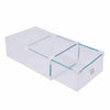 20x Clear Plastic Shoe Storage Boxes Drawer Stackable Foldable Durable Organiser