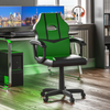 Cushioned Computer Gaming Desk Office Chair Executive Swivel Leather Home Desk