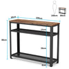 Industrial console table home decor U.K.