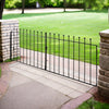 Safety Wrought Iron Metal Garden Double Driveway Gate Easy Install 7FT 8FT 10FT