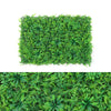 Artificial Plant Greenery Wall Hedge Grass Leaf Mat Fence Foliage Panel 60x40cm
