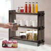 Utility 3Tier Ladder Wood Bathroom Shelf Succulent Plant Stand Bookshelf Storage