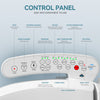 Electric Smart Bidet Toilet Seat Massage Heated Side-Panel Control LED Warm Dry