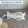 UK White Round Coffee Tea Side End Tables Rack Stand Modern Furniture Room Decor