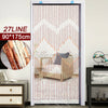 6 Types Wooden Bamboo Beaded Curtain Door Fly Screen Porch Bedroom Living