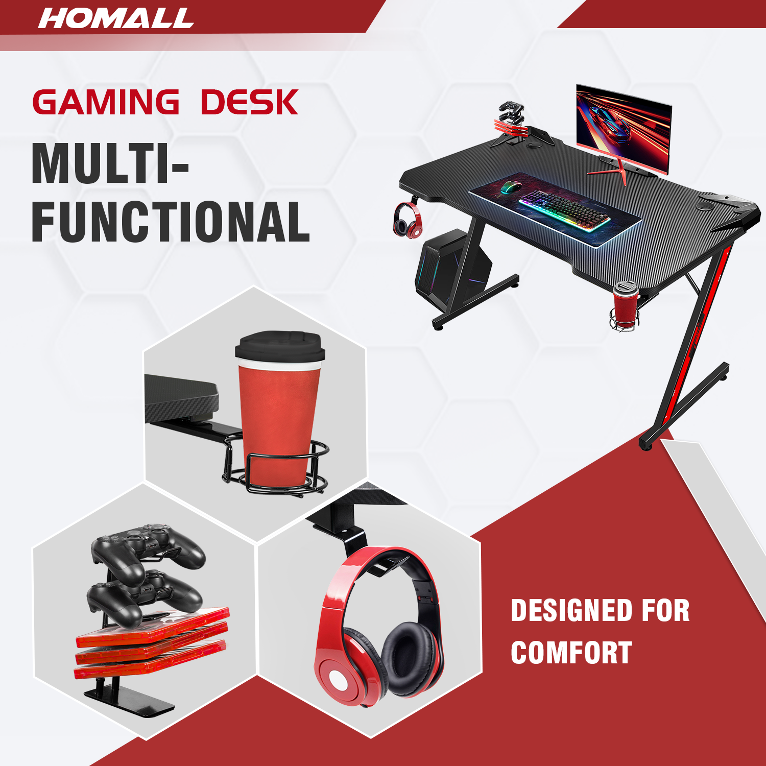 Flamaker deals gaming desk