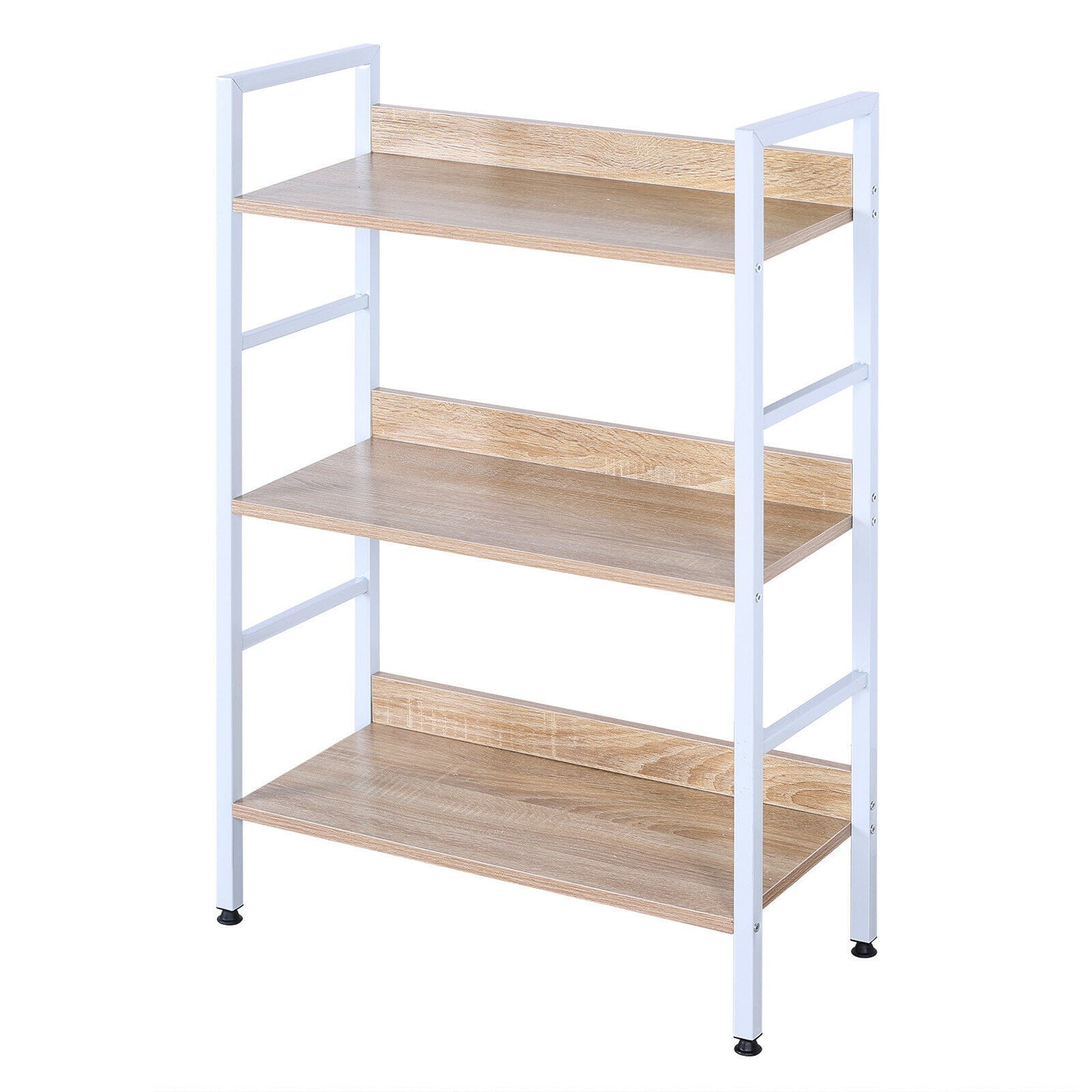 3/4/5 Tier Ladder Shelf Storage Shelving Unit Bookcase Corner Rack Display Stand