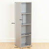 4 Tier Wooden Grey Cube Bookcase Storage Display Unit Modular Shelving/Shelves