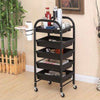 5 Layer Salon Hairdresser Barber Spa Beauty Storage Trolley Hair Roller Cart UK