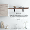 Wood Floating Shelf Wall Mounted Storage Shelving Display Rack for Kitchen Home
